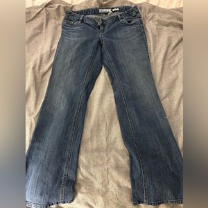 Old Navy Maternity Stretch Blue Jeans Size Small - EUC